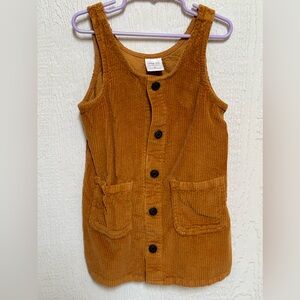 Little Co. 5t mustard color, corduroy dress